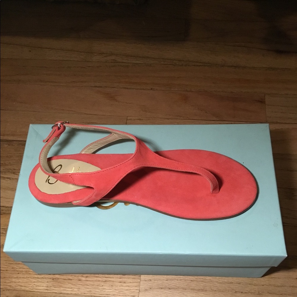 Butter Abalone Thong Sandal 9.5, pink red